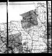 Delaware County Map - Above Middle, Delaware County 1870